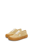 Terra Vulca lace-up sneaker in suede Gold