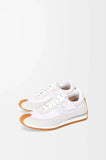 Suede and nylon smooth sneakers