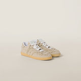 Denim sneakers  brown