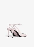 DECOLLETE SLINGBACKS IN PATENT CALFSKIN WHILE