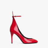 DECOLLETE PUMPS IN PATENT LEATHER RED
