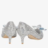 Allure Crystal Covered Pointy Toe Pumps