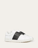 CALFSKIN OPEN SNEAKER WHITE