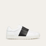 CALFSKIN OPEN SNEAKER WHITE