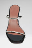 Gilda Glass Slipper 70 Black Pvc