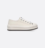 Walk'n' Platform Sneaker White Cotton