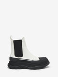 Women's Slick Chelsea Boot in White/Black