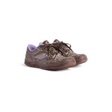 Women's Hamptons Medium Worn-out Sneaker in Brown/lilac