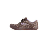 Women's Hamptons Medium Worn-out Sneaker in Brown/lilac