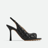 Padded Slingback Sandal Black