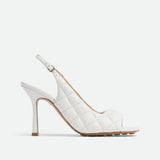 Padded Slingback Sandal Optic white