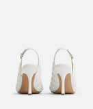 Padded Slingback Sandal Optic white