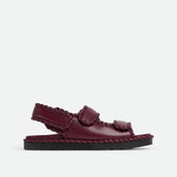 Jack Flat Sandal Barolo light red