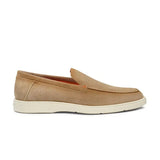 Men's beige suede loafer