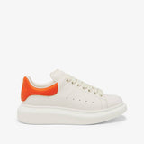 Women's Oversized Sneaker in Off White/orange