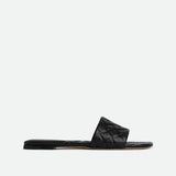 Padded Flat Sandal Nero black
