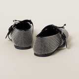 Calf leather ballerina flats