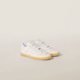 Denim sneakers white