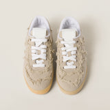 Denim sneakers  brown