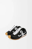 Nylon and cowhide leather Ballet Runner 2.0 Women's sneakers