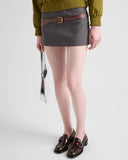 Brushed leather loafers