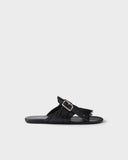 Shuffle leather thong sandals