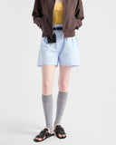 Shuffle leather thong sandals