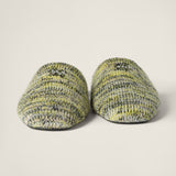 Wool slippers green
