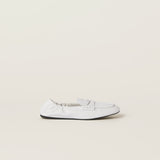 Ruches nappa leather loafers