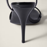 Patent leather sandals